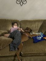 Luna is a boxer who is 1 year old