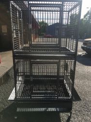 Bird Double Cage Stainless Steel