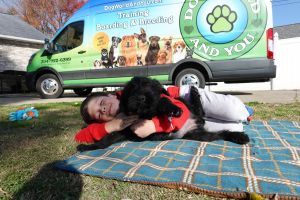 Mera Black Russian Terrier x Rottweiler